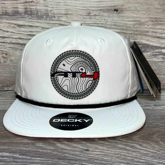 GMC AT4 Topo 3D Classic Rope Hat- White/ Black - Picture 1 of 4